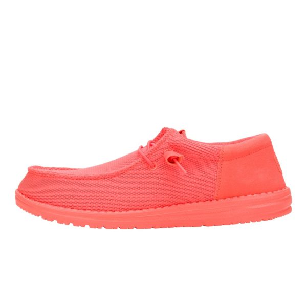 Wally Funk Mono - Fiery Coral