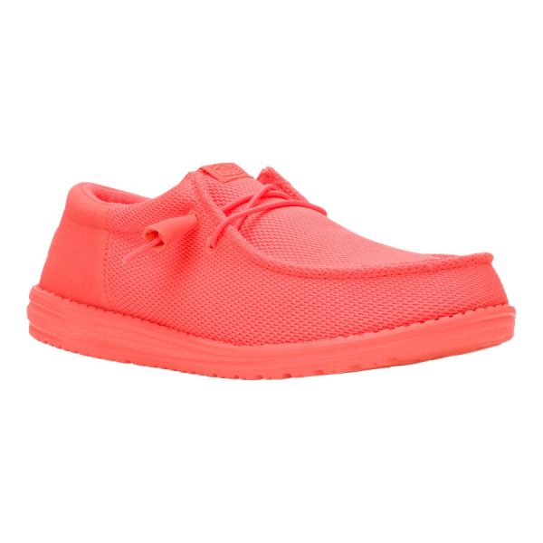 Wally Funk Mono - Fiery Coral
