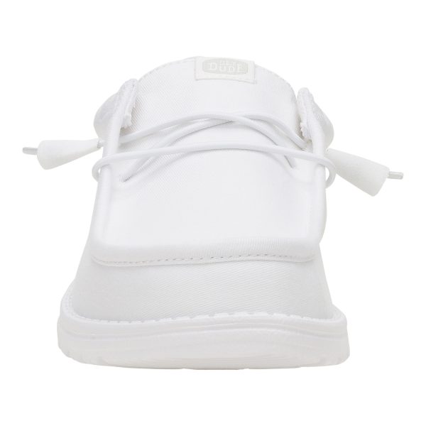 Wally Stretch Canvas Wide - White/White
