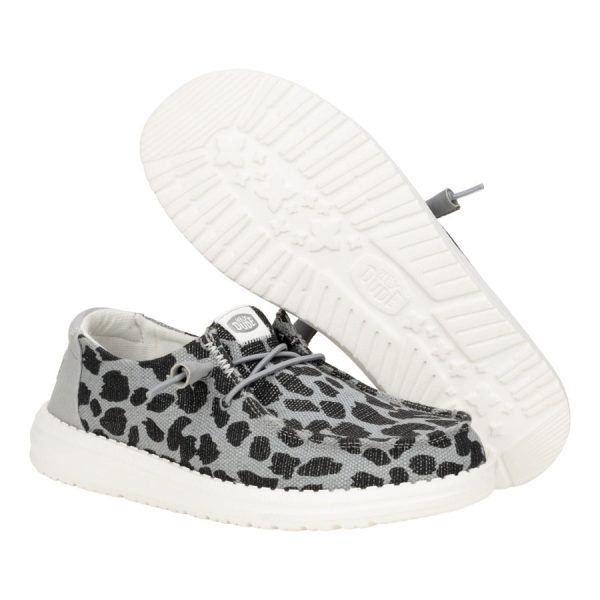 Wendy Leopard Sparkle - Black/Grey