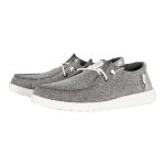 Wendy Metallic Sparkle Wide - Charcoal