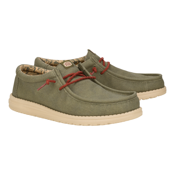 Wally Waxed Canvas Olive