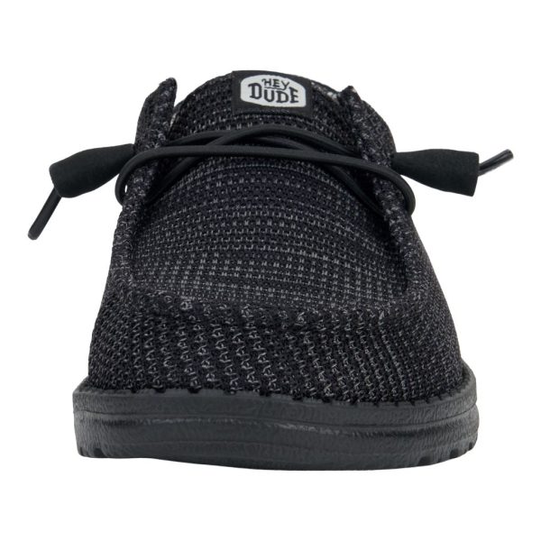 Wendy Stretch Sox Wide - Black/Black