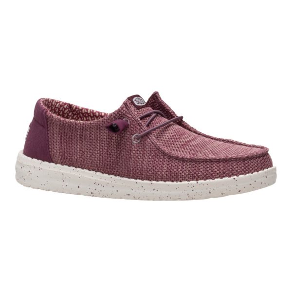 Wendy Stretch Sox - Burgundy
