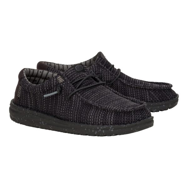 Wally Youth Stretch Mesh - Black/Black
