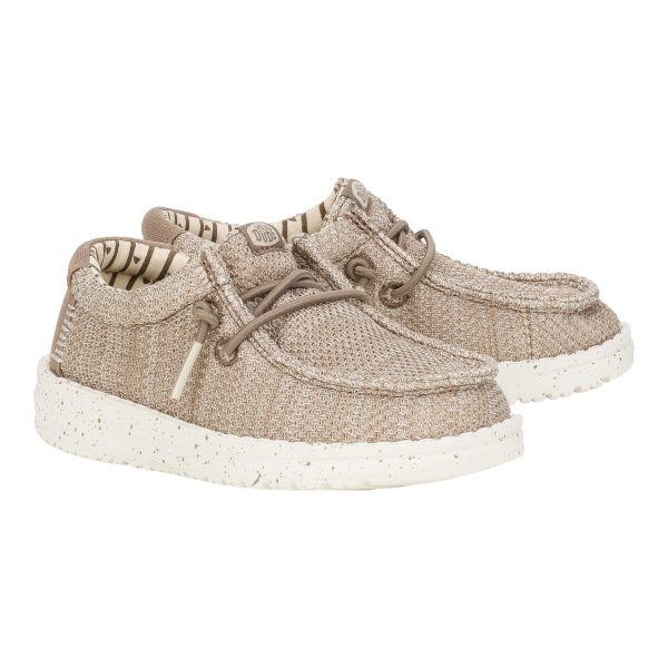 Wally Toddler Stretch Sox - Walnut