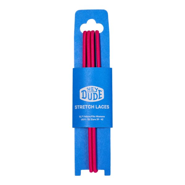 Neon Round Laces - Neon Pink