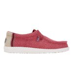Wally Jute - Claret Red/Silver Birch