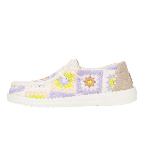 Wendy Cottage Crochet - Egret/Lavender/Multi