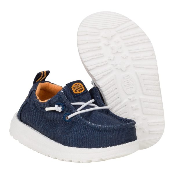LilDude Slip On Classic - Navy Blazer