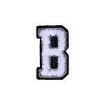 Letter B Patch - B Black/White