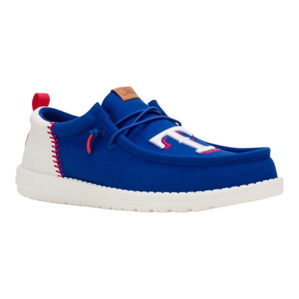 MLB RangersWally Funk - Rangers Royal/White