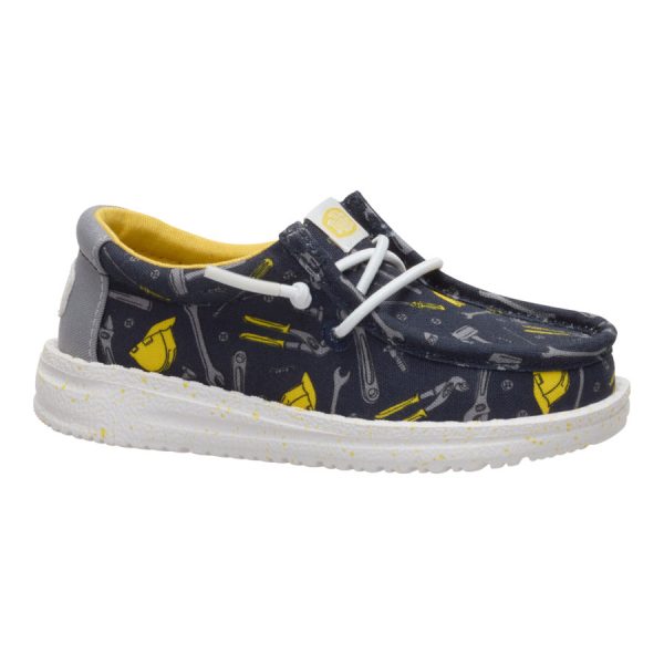 Wally Toddler Construction - Navy/Multi