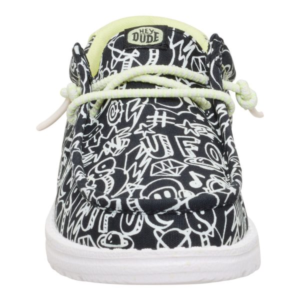 Wally Youth Space Glow - Black/White