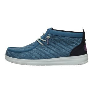 Wally Mid Gripr Washed Quilt - Stormy Blue/Multi