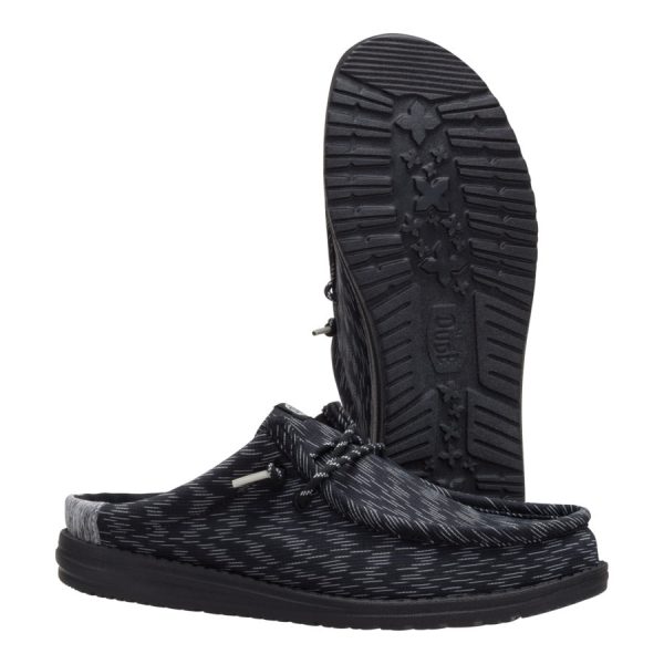 Wally Slip Jersey Jacquard - Black/Monument Grey
