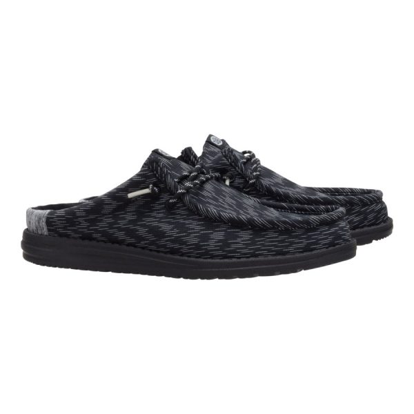 Wally Slip Jersey Jacquard - Black/Monument Grey