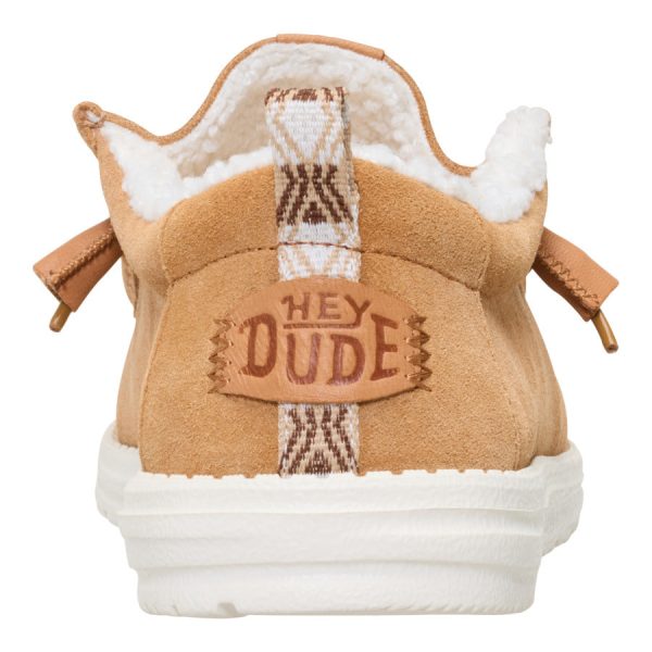 Wally Suede Shearling - Lion Orange/Multi