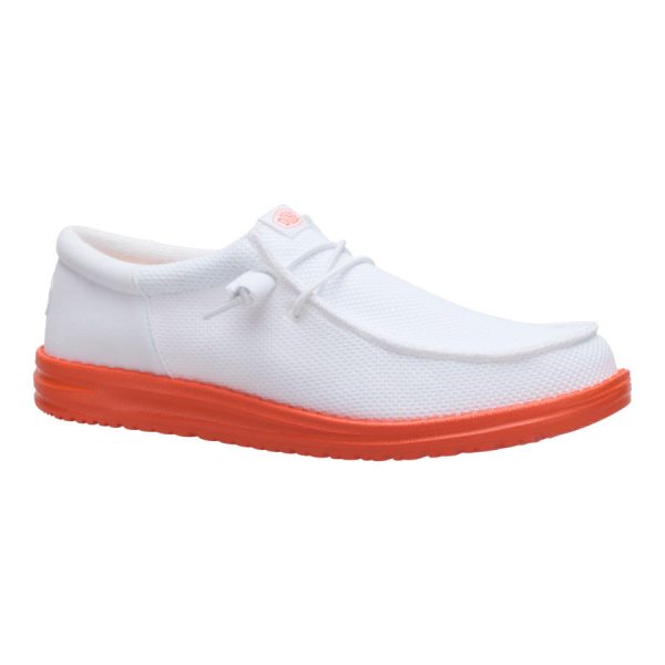 Wally Funk Pop - White/Tomato Orange