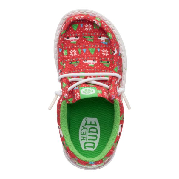 Wally Toddler Holiday Sweater - Red/Green
