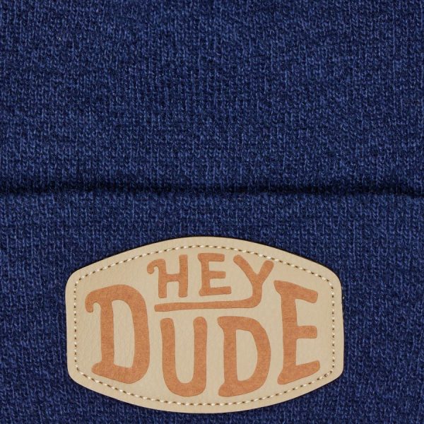 HEYDUDE Patch Beanie - Navy
