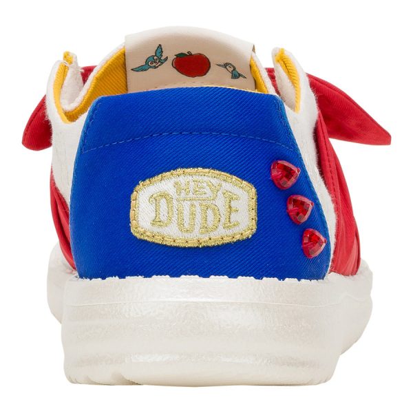 Wendy Bow Snow White - White/Blue/Red