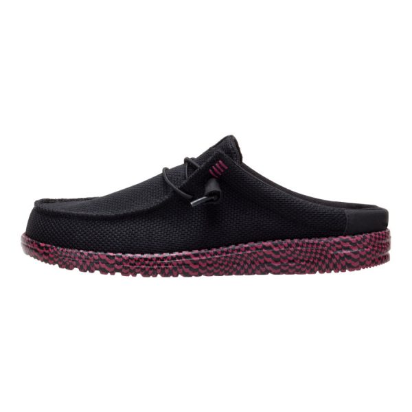 Wally Slip Warped Geo - Black/Fig Purple