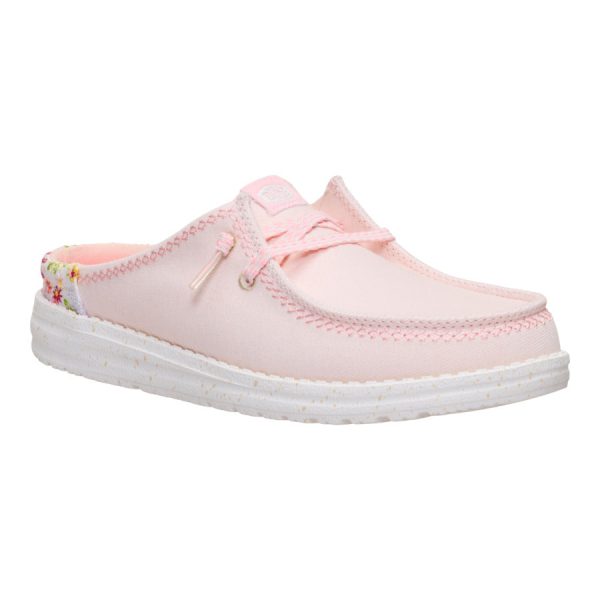 Wendy Slip Embroidered Floral - Pale Pink