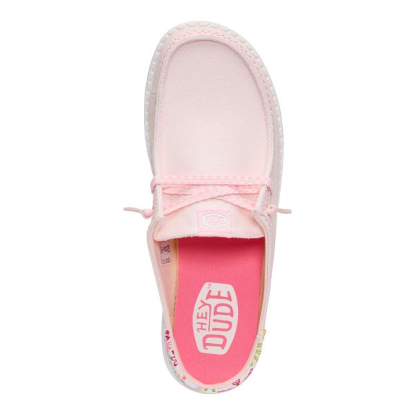 Wendy Slip Embroidered Floral - Pale Pink
