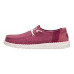Wendy Break Brushed Linen - Burgundy
