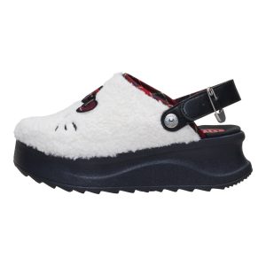 Hello Kitty Delray Clog - White/Black