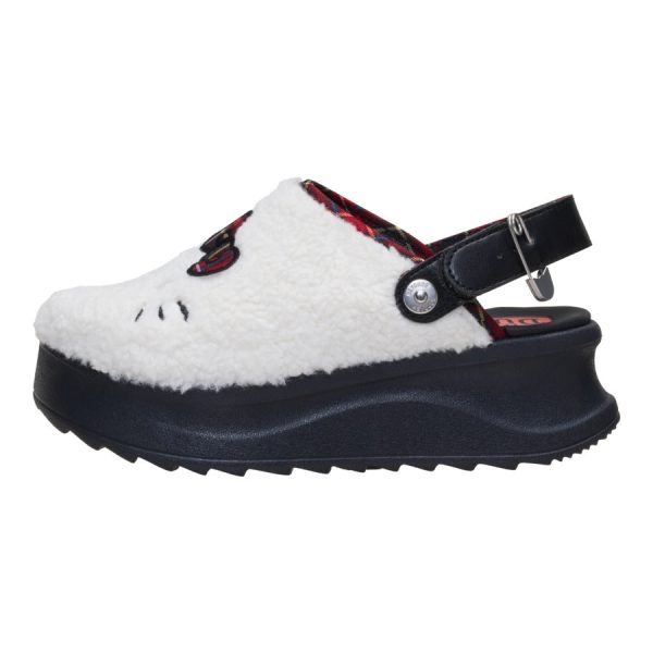 Hello Kitty Delray Clog - White/Black