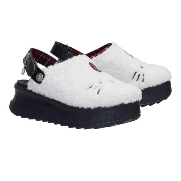 Hello Kitty Delray Clog - White/Black