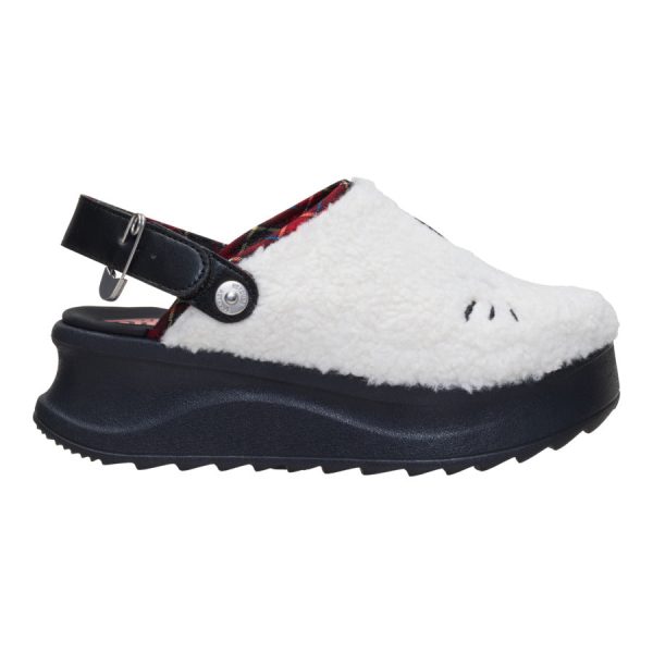 Hello Kitty Delray Clog - White/Black