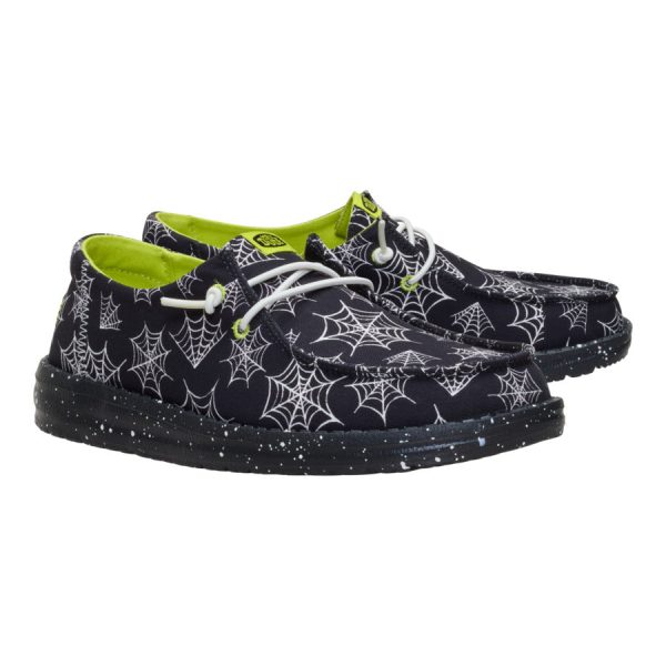 Wendy Spider Webs - Black/Black