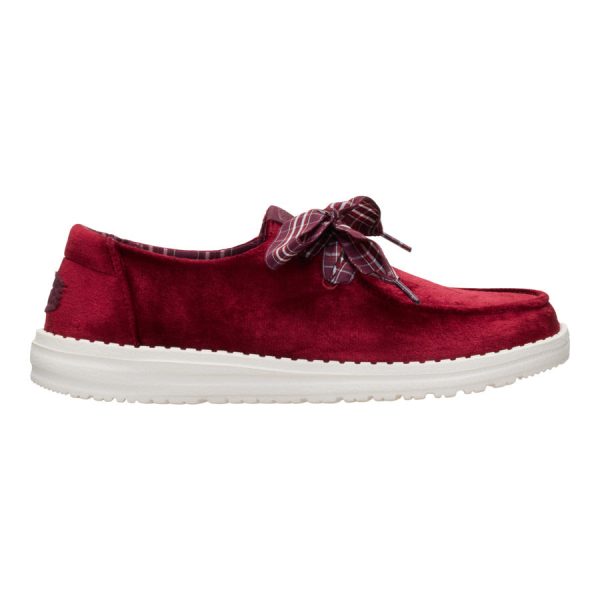 Wendy Holiday Bow - Burgundy