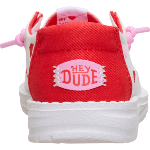 Wendy Toddler Embroidered Hearts