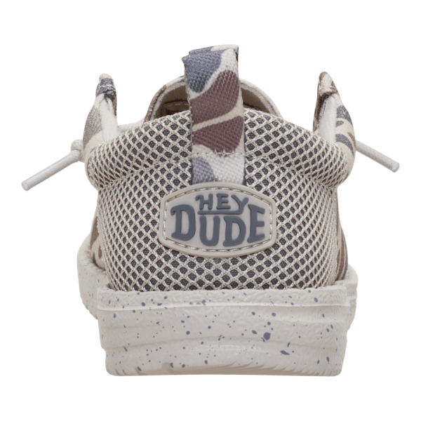HEYDUDE X BURLEBO Wally Funk Youth Deer Camo
