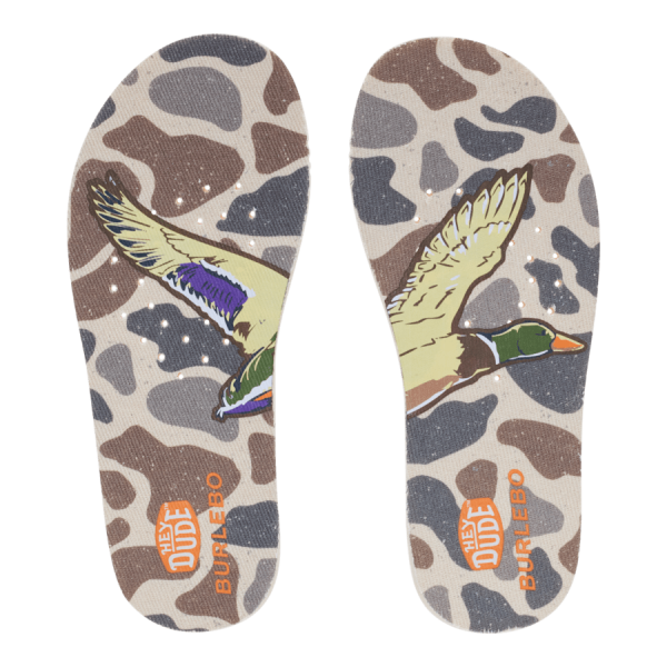 HEYDUDE X BURLEBO Wally Funk Toddler Deer Camo